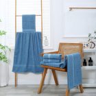 Sunflower® Fürdőlepedő, törölköző, 70x140 cm, égkék színű