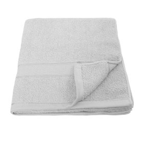   Sunflower® Fürdőlepedő, törölköző, 50x100 cm, világos-szürke színű