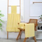 Sunflower® Fürdőlepedő, törölköző, 50x100 cm, krémsárga színű