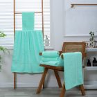 Sunflower® Fürdőlepedő, törölköző, 70x140 cm, világos-zöld színű