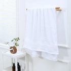 Sunflower® Fürdőlepedő, törölköző, 70x140 cm, fehér színű