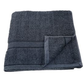   Sunflower® Fürdőlepedő, törölköző, 50x100 cm,  fekete színű