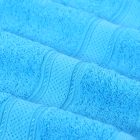 Sunflower® Fürdőlepedő, törölköző, 50x100 cm,  maja-kék színű
