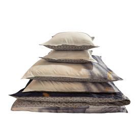    Ágyneműhuzat garnitúra 7 részes, paplanhuzat méret 140x200cm, 2 személyes, fehér/kék mintás