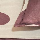  Ágyneműhuzat garnitúra 7 részes, paplanhuzat méret 140x200cm, 2 személyes, barna-szürke mintás