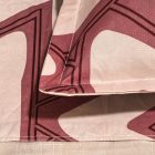  Ágyneműhuzat garnitúra 6 részes, paplanhuzat méret 220x200cm, 2 személyes, vőrős/barna mintás