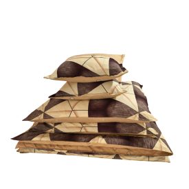    Ágyneműhuzat garnitúra 7 részes, paplanhuzat méret 140x200cm, 2 személyes, barna mintás