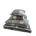  Ágyneműhuzat garnitúra 7 részes, paplanhuzat méret 140x200cm, 2 személyes, kék/szürke mintás