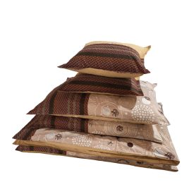    Ágyneműhuzat garnitúra 7 részes, paplanhuzat méret 140x200cm, 2 személyes, barna/fekete mintás