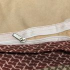  Ágyneműhuzat garnitúra 7 részes, paplanhuzat méret 140x200cm, 2 személyes, barna/fekete mintás