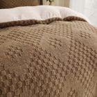 Sunflower® Plüss Ágyneműhuzat garnitúra 6 részes, A/B kialakítás, mindkét oldal használható, paplanhuzat méret 220x200cm, 2 személyes, barna mintás