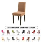 Sunflower® székhuzat, univerzális, rugalmas, bársony, barna