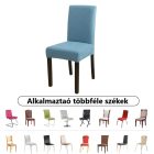 Sunflower® székhuzat, univerzális, rugalmas, bársony, türkiz kék