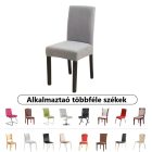 Sunflower® székhuzat, univerzális, rugalmas, bársony, világos szürke