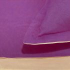  Ágyneműhuzat garnitúra 7 részes, paplanhuzat méret 140x200cm, 2 személyes, lila/bézs