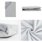 Sunflower® Mikroplüss gumis lepedő, 200x200 cm, maximális magasság 26 cm, sötétkék színű