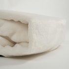 Sunflower® Mikroplüss gumis lepedő, 200x200 cm, maximális magasság 26 cm, világosbarna színű