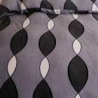 Sunflower® Plüss Ágyneműhuzat garnitúra 7 részes, paplanhuzat méret 140x200cm, 2 személyes, szürke ovális mintás