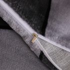 Sunflower® Plüss Ágyneműhuzat garnitúra 7 részes, paplanhuzat méret 140x200cm, 2 személyes, szürke ovális mintás