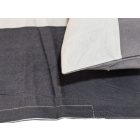  Ágyneműhuzat garnitúra 3 részes, paplanhuzat méret 140x200cm, 1 személyes, fehé/világoskék virág mintás