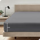 Sunflower® Gumis lepedő, 100x200 cm, maximális magasság 26 cm, galambszürke színű