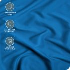 Sunflower® Gumis lepedő, 100x200 cm, maximális magasság 26 cm, szeder-kék szín