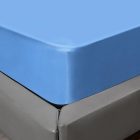 Sunflower® Gumis lepedő, 160x200 cm, maximális magasság 26 cm, égkék színű