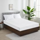 Sunflower® Gumis lepedő, 160x200 cm, maximális magasság 26 cm, fehér színű