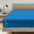 Sunflower® Gumis lepedő, 200x200 cm, maximális magasság 26 cm, szeder-kék színű