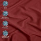 Sunflower® Gumis lepedő, 200x200 cm, maximális magasság 26 cm, lilásbordó színű